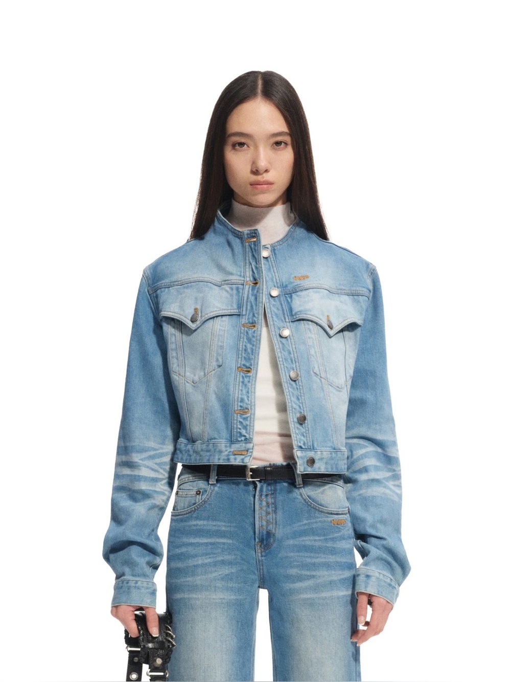 Naws GLACIER BLUE LYNX denim jacket size Large